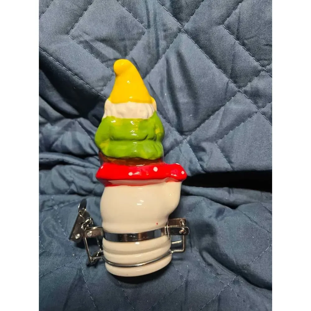 Contained Art Ceramic Gnome Stash Jar